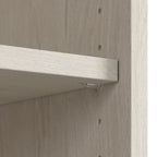 Farmhouse L-Shaped Desk with Storage Cabinets