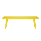 Mid Century Double Wood Entryway Bench - 56.3 L x 16.5 W x 17.5 H