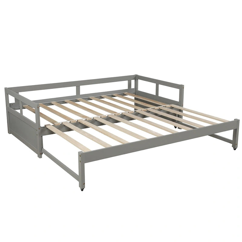 Cama de dia extensível com cama auxiliar