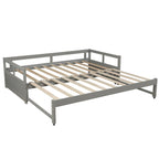 Cama de dia extensível com cama auxiliar