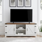Middlebrook Firebranch 58-inch Barn Door TV Stand