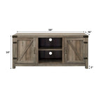 58-Inch Barn Door TV Stand for 65-Inch TVs