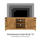 58-Inch Barn Door TV Stand for 65-Inch TVs