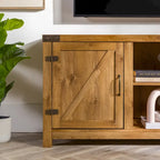 58-Inch Barn Door TV Stand for 65-Inch TVs
