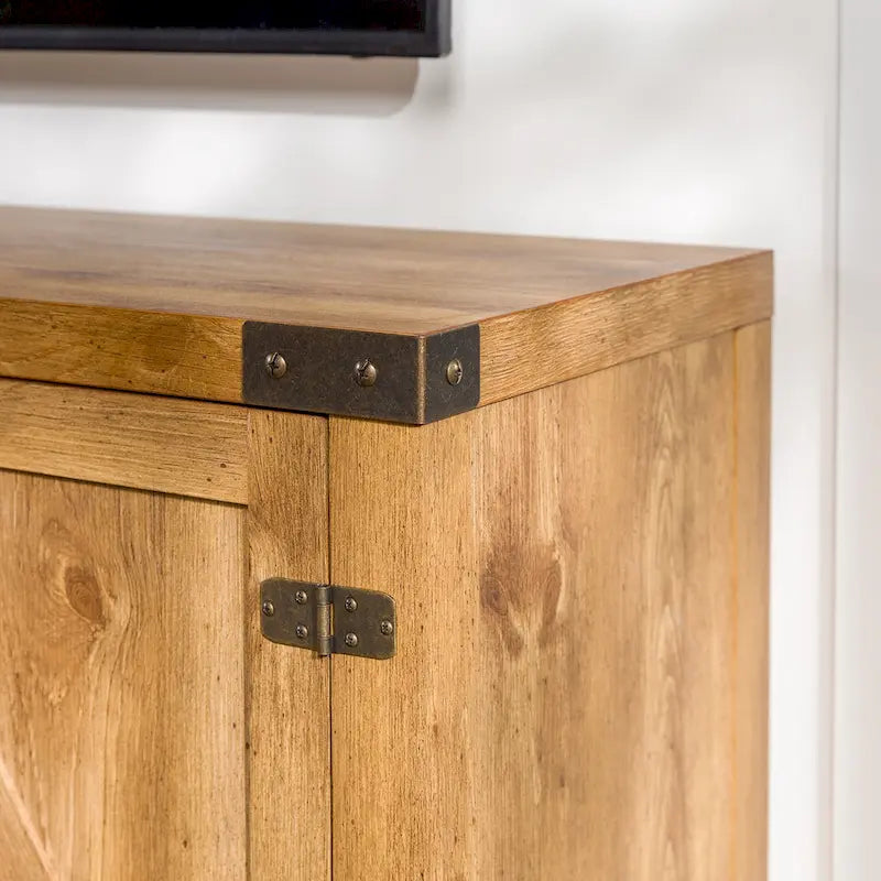 58-Inch Barn Door TV Stand for 65-Inch TVs