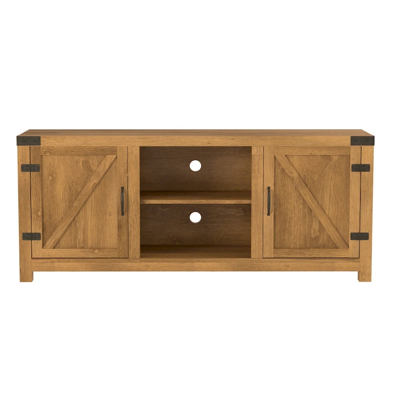 58-Inch Barn Door TV Stand for 65-Inch TVs