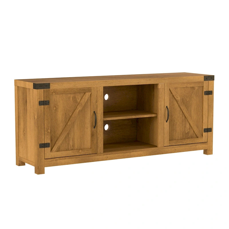 58-Inch Barn Door TV Stand for 65-Inch TVs