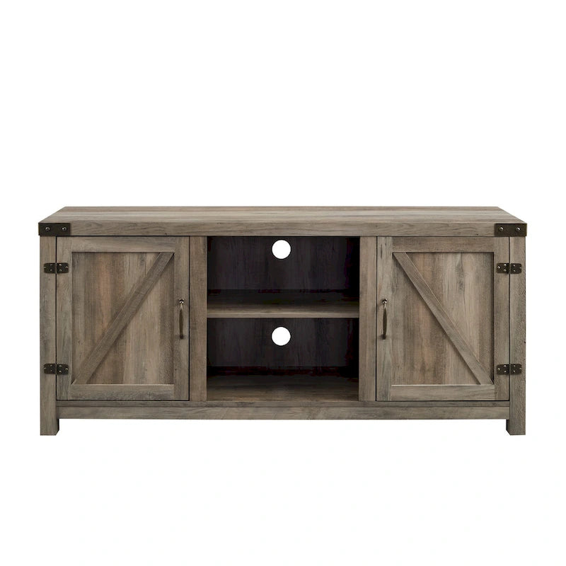 58-Inch Barn Door TV Stand for 65-Inch TVs