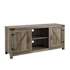 58-Inch Barn Door TV Stand for 65-Inch TVs