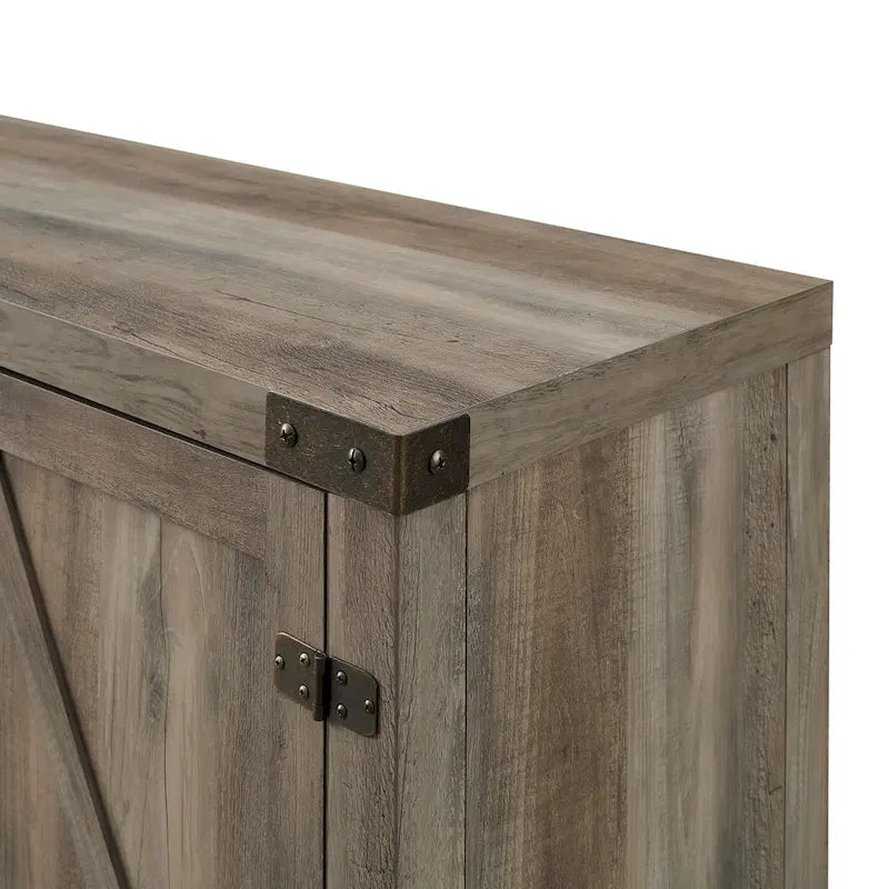58-Inch Barn Door TV Stand for 65-Inch TVs