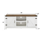 58-Inch Barn Door TV Stand for 65-Inch TVs