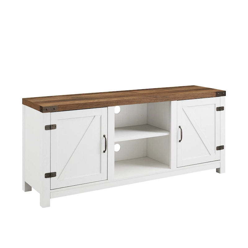 58-Inch Barn Door TV Stand for 65-Inch TVs