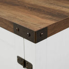 58-Inch Barn Door TV Stand for 65-Inch TVs