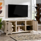 58-Inch Barn Door TV Stand for 65-Inch TVs