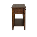 Sofa Table Rustic Brown Oak Accent