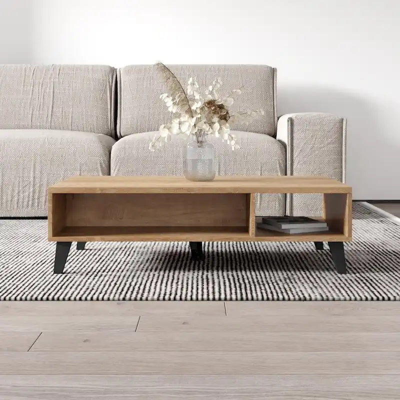 43-Inch Modern Matte Coffee and End Table