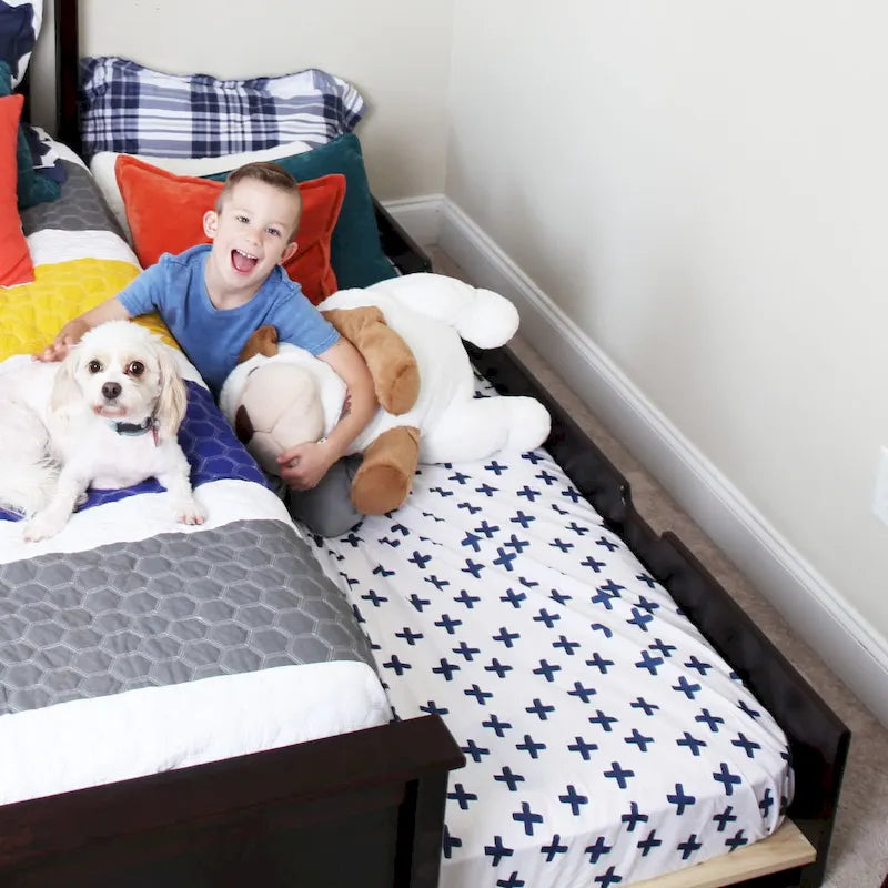 Max and Lily Twin Size Trundle Bed