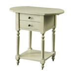 French Country 25-inch Solid Wood 1-Shelf Side Table