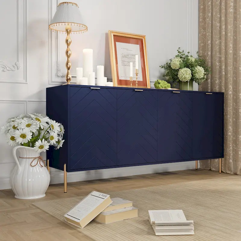 Modern 4-Door Buffets Sideboards