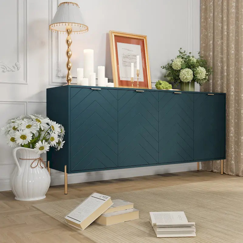 Modern 4-Door Buffets Sideboards