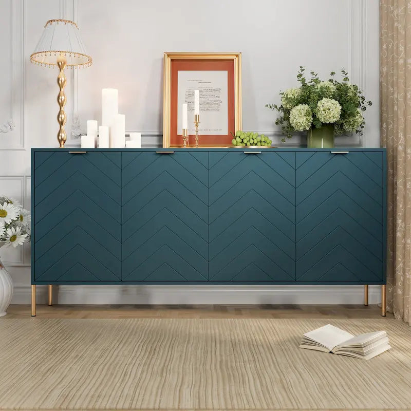 Modern 4-Door Buffets Sideboards