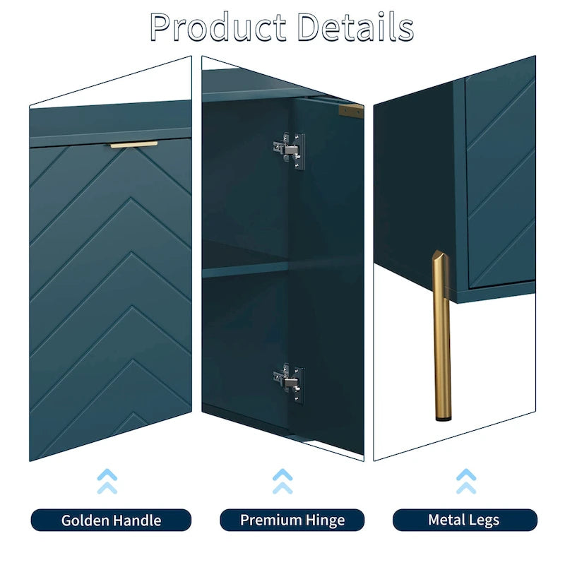 Modern 4-Door Buffets Sideboards