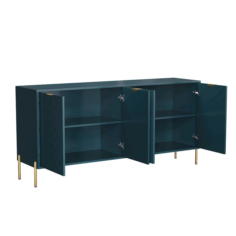 Modern 4-Door Buffets Sideboards