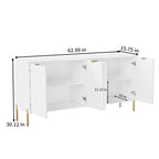 Modern 4-Door Buffets Sideboards