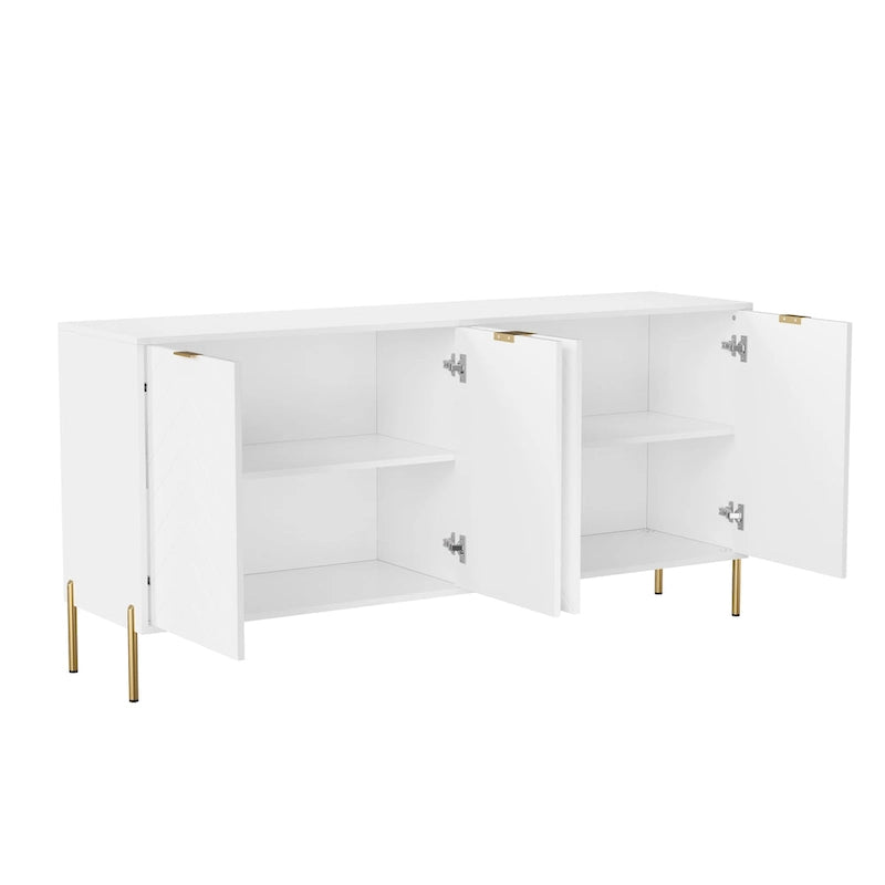 Modern 4-Door Buffets Sideboards