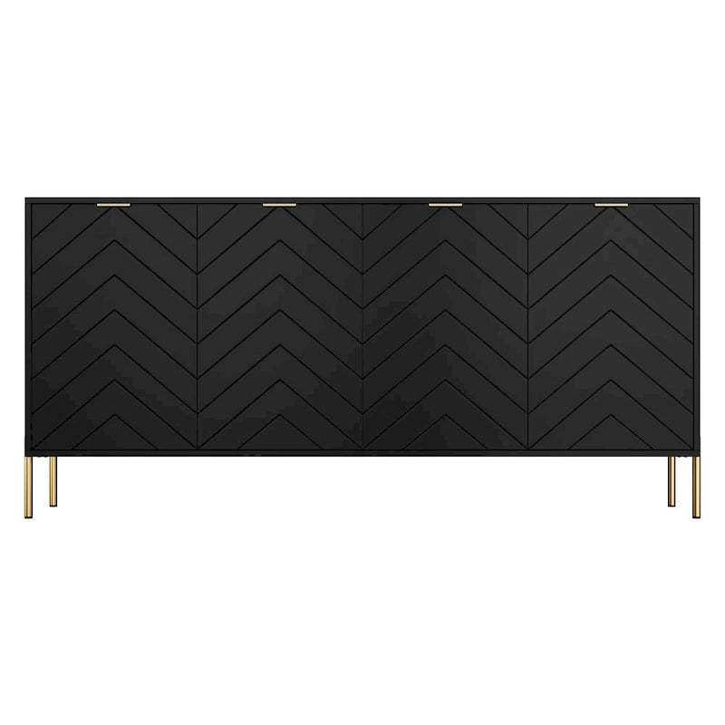 Modern 4-Door Buffets Sideboards