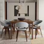 Moderner Bentwood-Esszimmerstuhl im Mid-Century-Stil