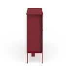 Glass Front Buffet Sideboard with Adjustable Shelves