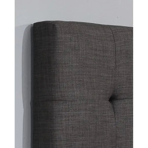 Upholstered Tufted Headboard with Adjustable Height Box Stitch
