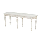Vintage Traditional 50.4inch Upholstered Dining Bench