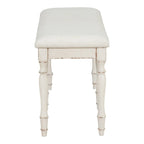 Vintage Traditional 50.4inch Upholstered Dining Bench