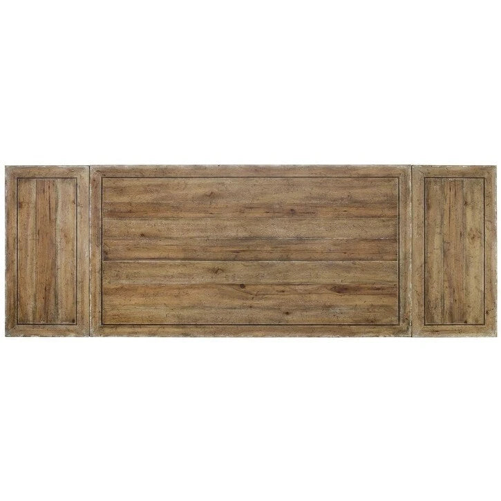 83-127 Inch Extendable Refectory Trestle Dining Table
